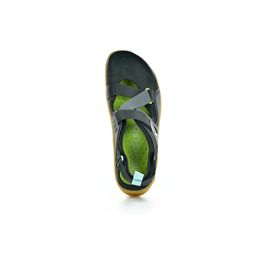 Vivobarefoot Tracker Sandal M Charcoal/Gum Textile Barfußsandalen