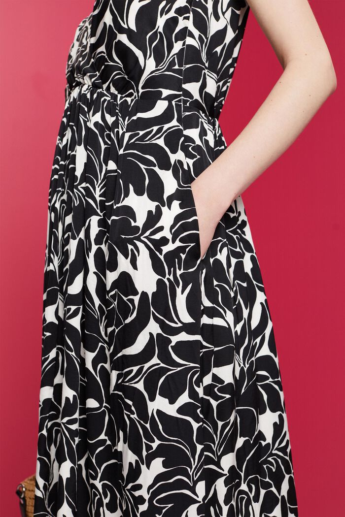 Gemustertes Midikleid