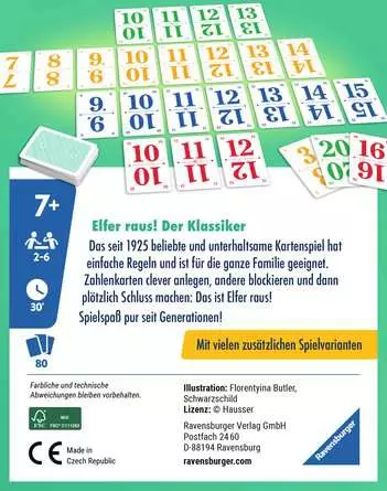 Elfer raus! - Kartenspiel ab 7 Jahren