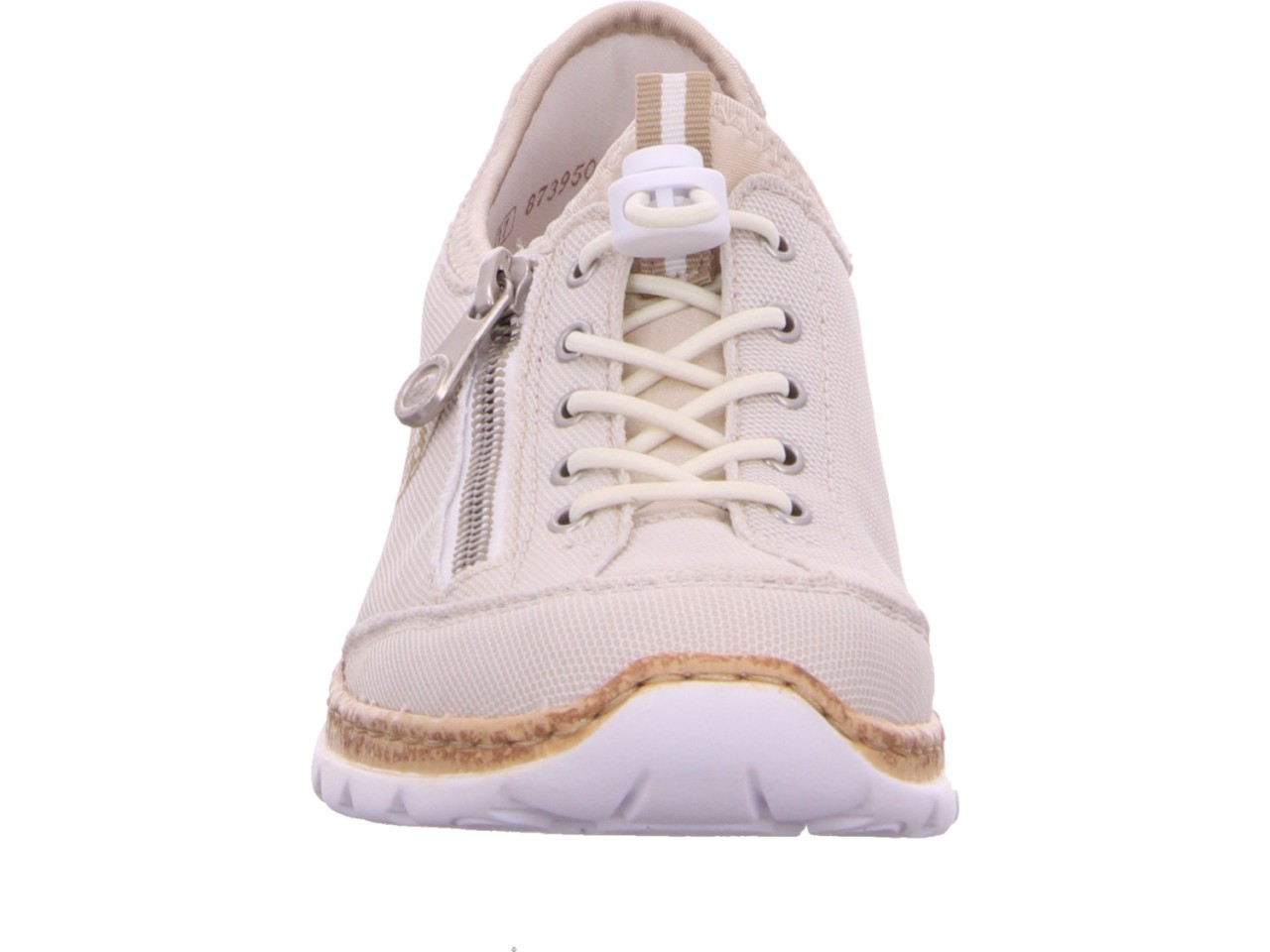 RIEKER Sportliche Slipper grau