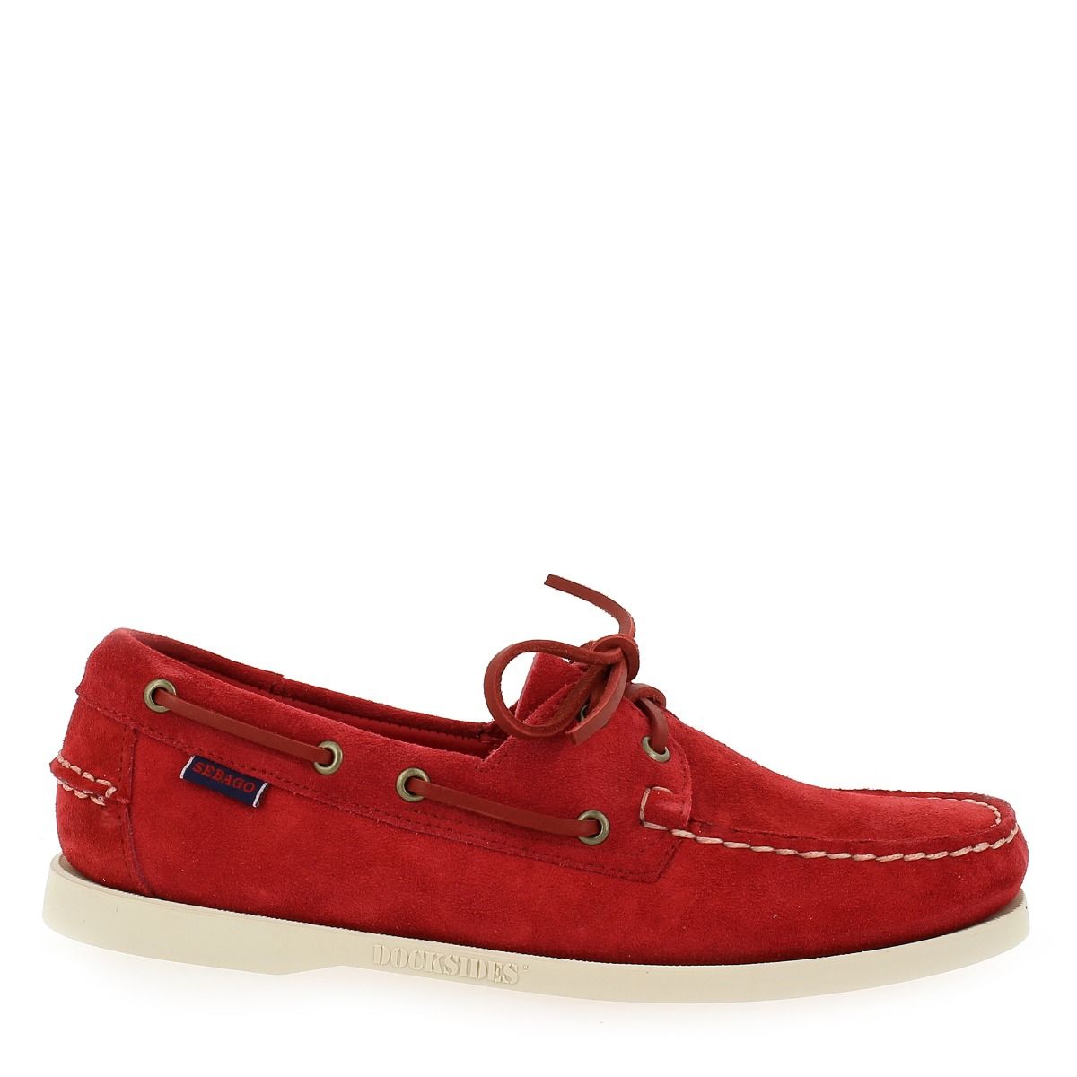 Sebago  DOCKSIDE PORTLAND SUEDE - Rouge
