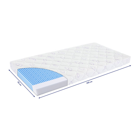 Gitterbettmatratze Air Flow Comfort, 70 x 140 x 11 cm