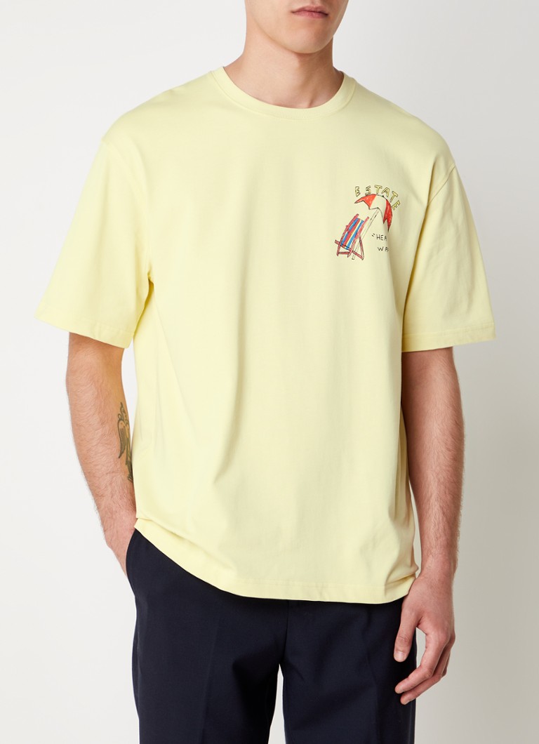 Tricou SAMSØE SAMSØE din bumbac organic de la Sagiotto, cu imprimeu față-verso.