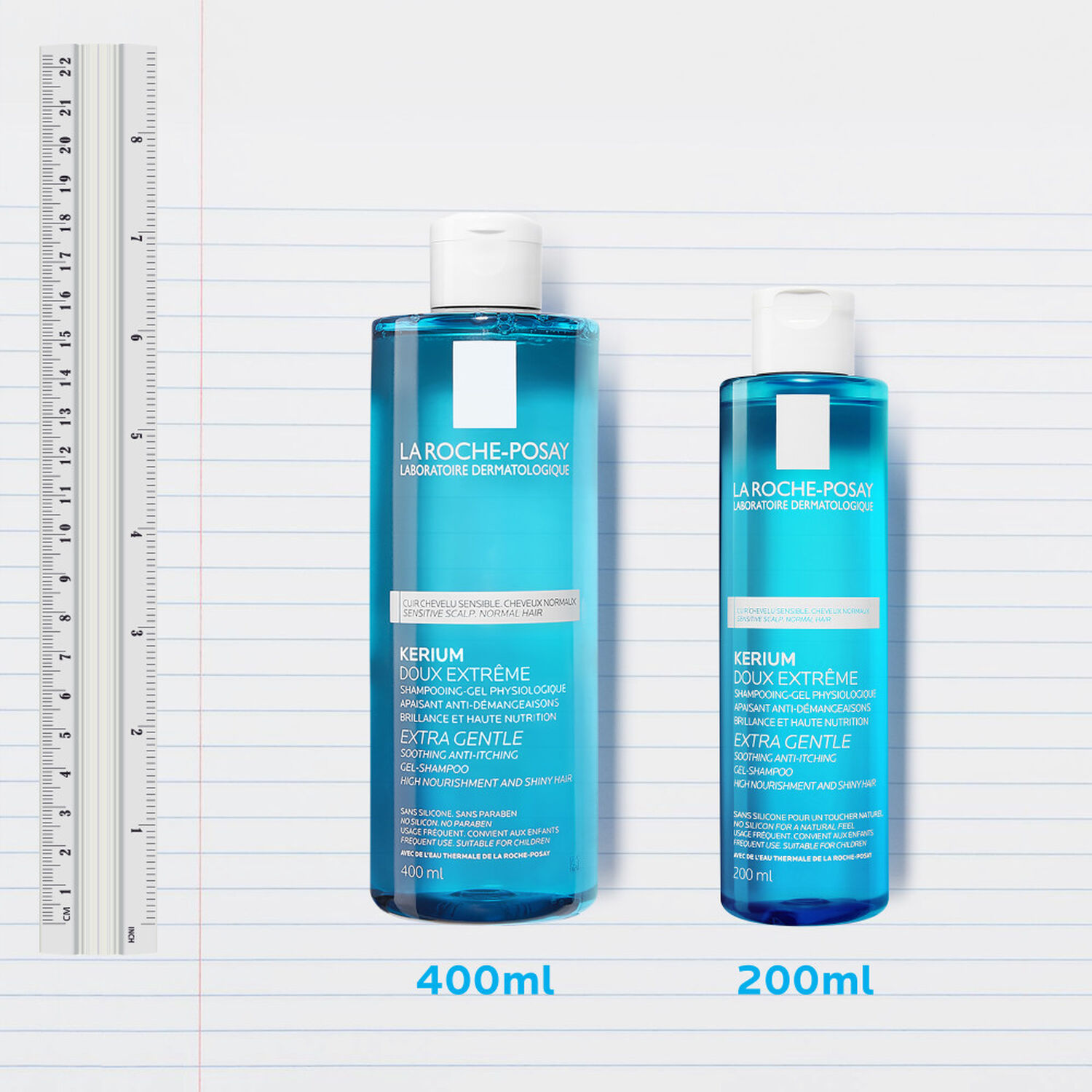 la roche-posay Kerium Doux Extrême Shampooing-Gel Physiologique 400 ml