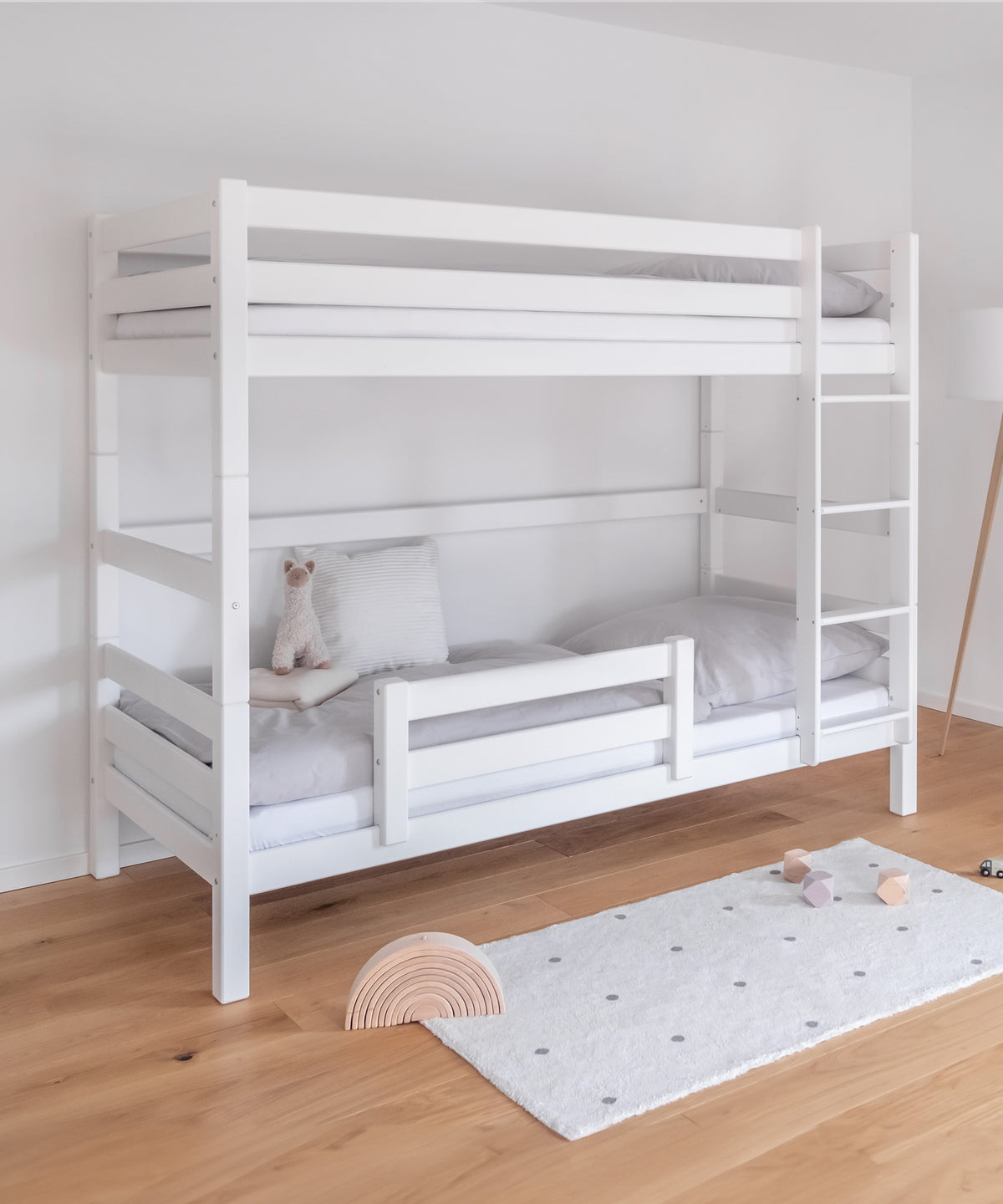 Etagenbett Buche Hoch Weiß
