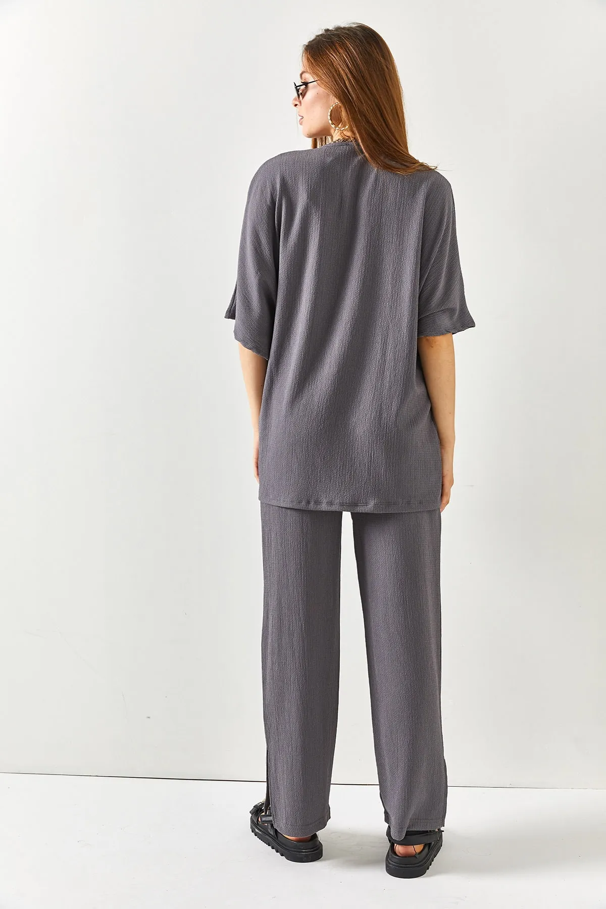 Olalook  Zweiteiler - Grau - Oversized