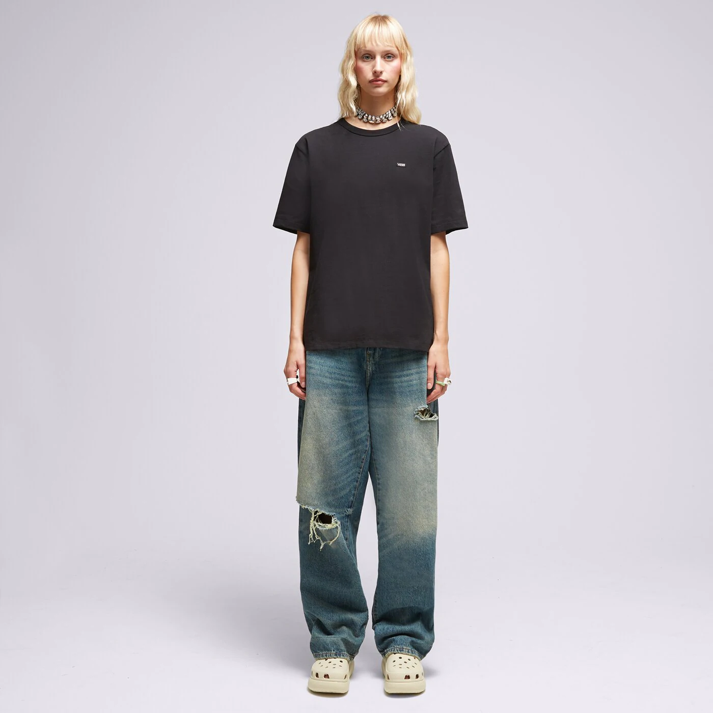 VANS T-SHIRT WM SS OTW Schwarz