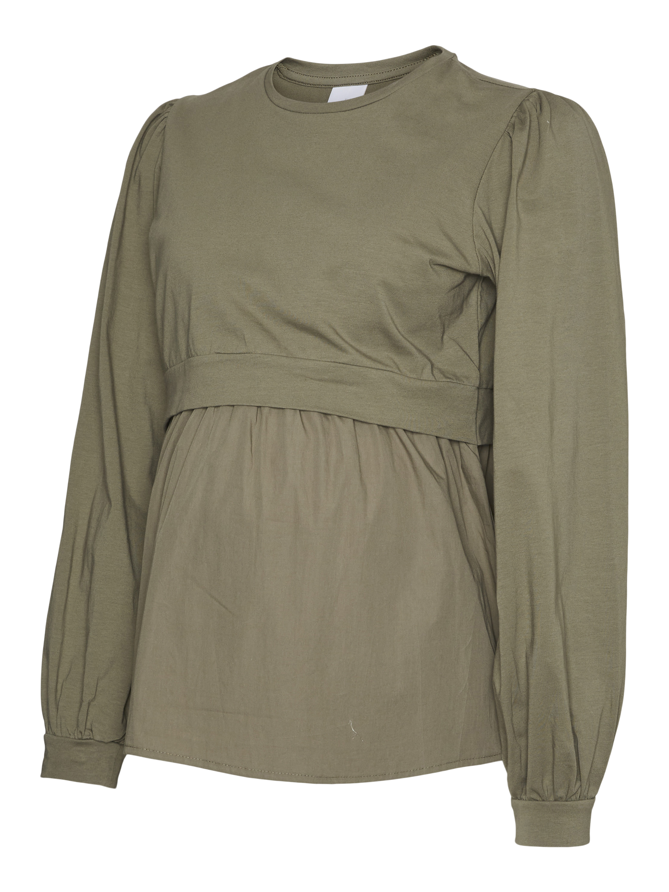 Normal geschnitten Rundhals Top