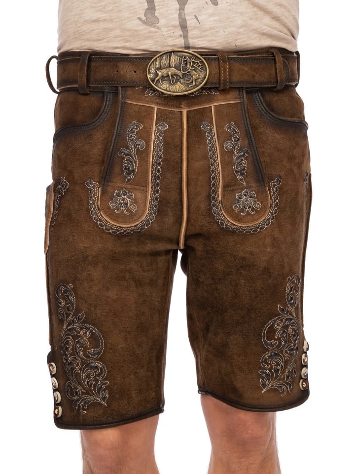 Gwandler Lederhose FERDI havanna in braun günstig kaufen