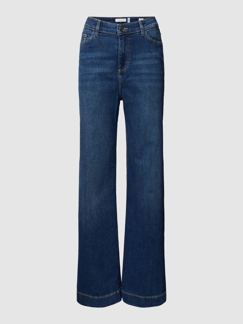 Relaxed Fit Jeans mit Label-Patch in blau