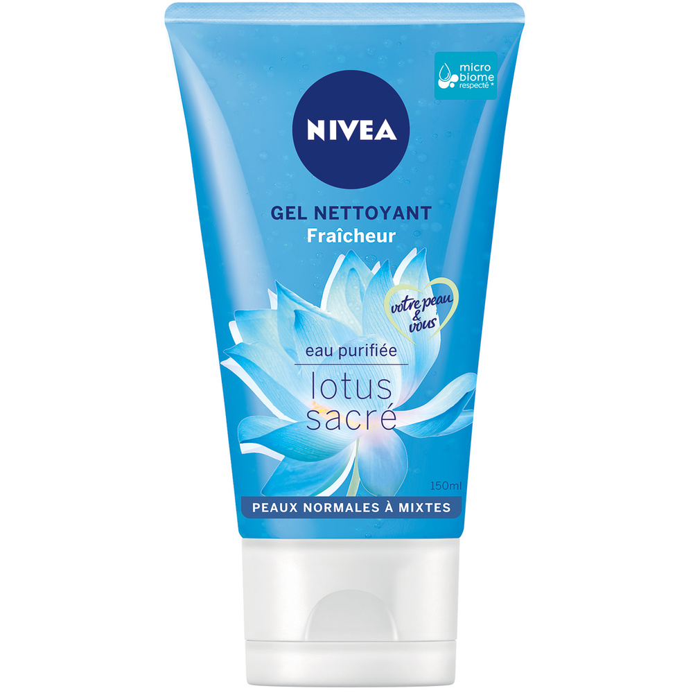 nivea Gel nettoyant Fraîcheur Lotus sacré Gel nettoyant