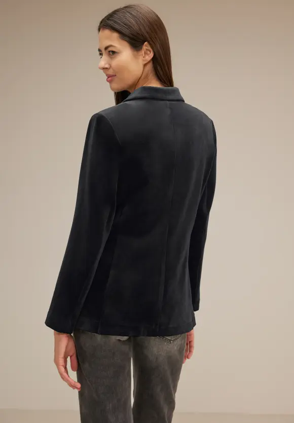 Street One Longblazer in Samt Optik