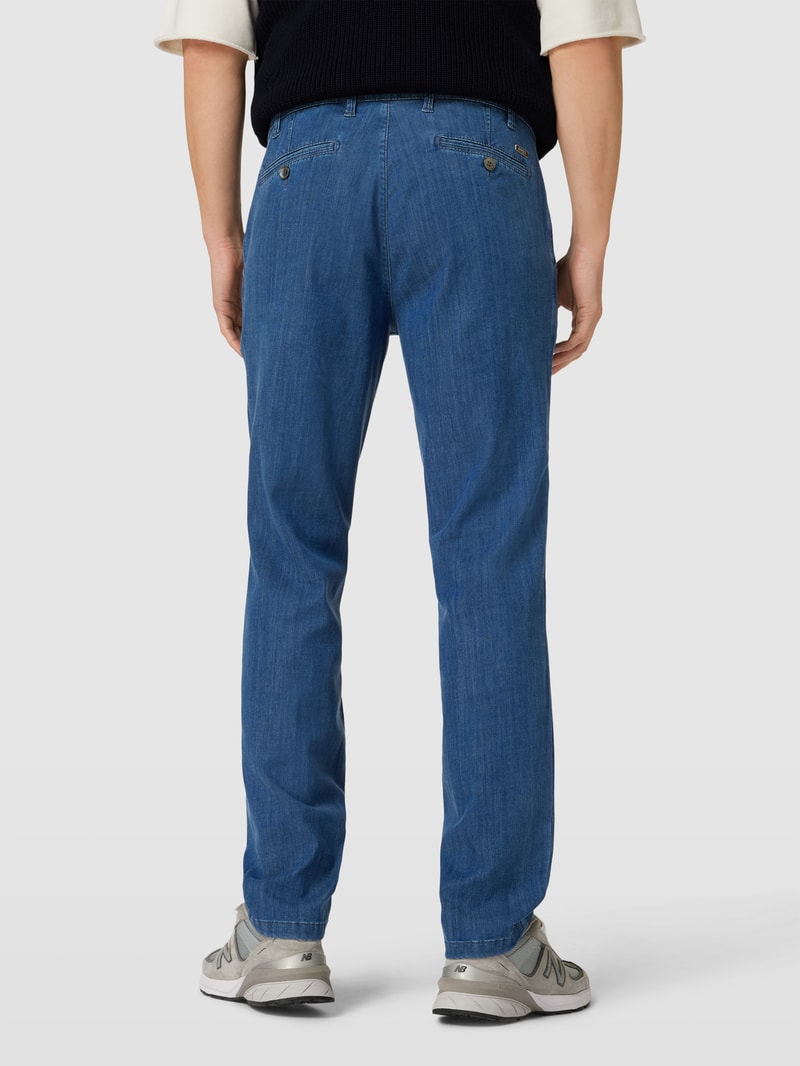 Jeans im 5-Pocket-Design Modell 'John' in blau meliert