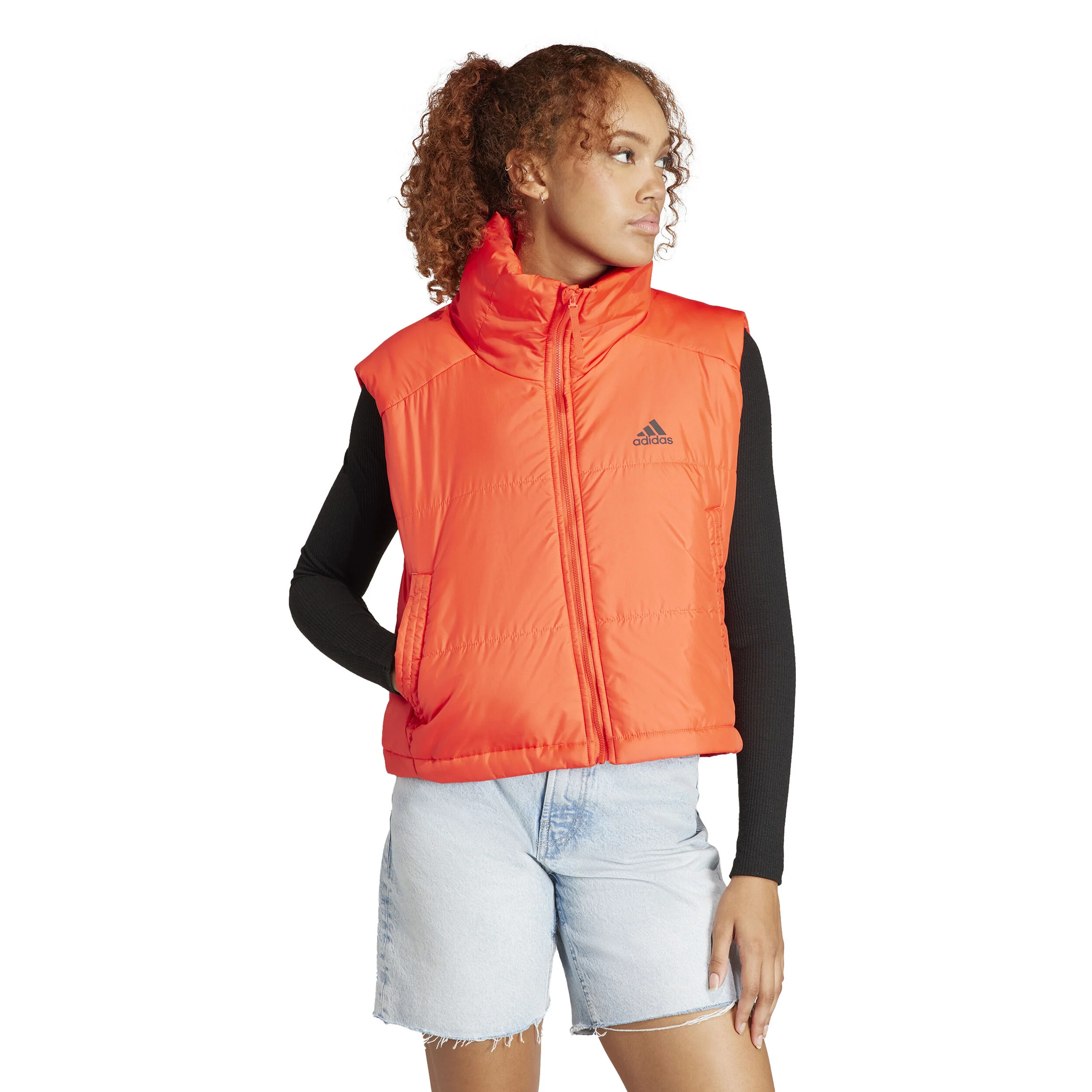 3 Stripes Weste Damen - Koralle