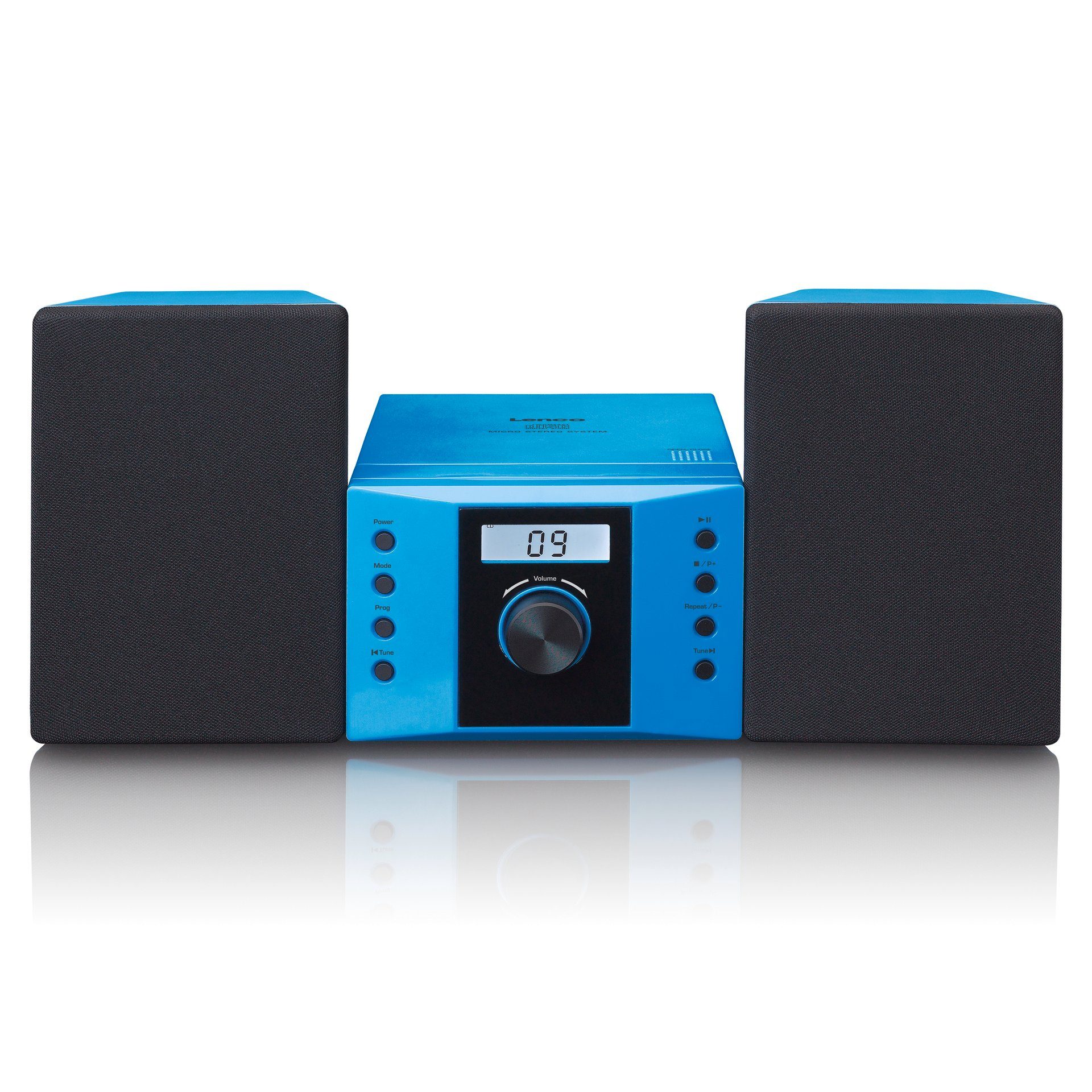 Lenco Micro Set mit CD, FM radio, AUX-IN, Sticker Stereoanlage (FM-Tuner)