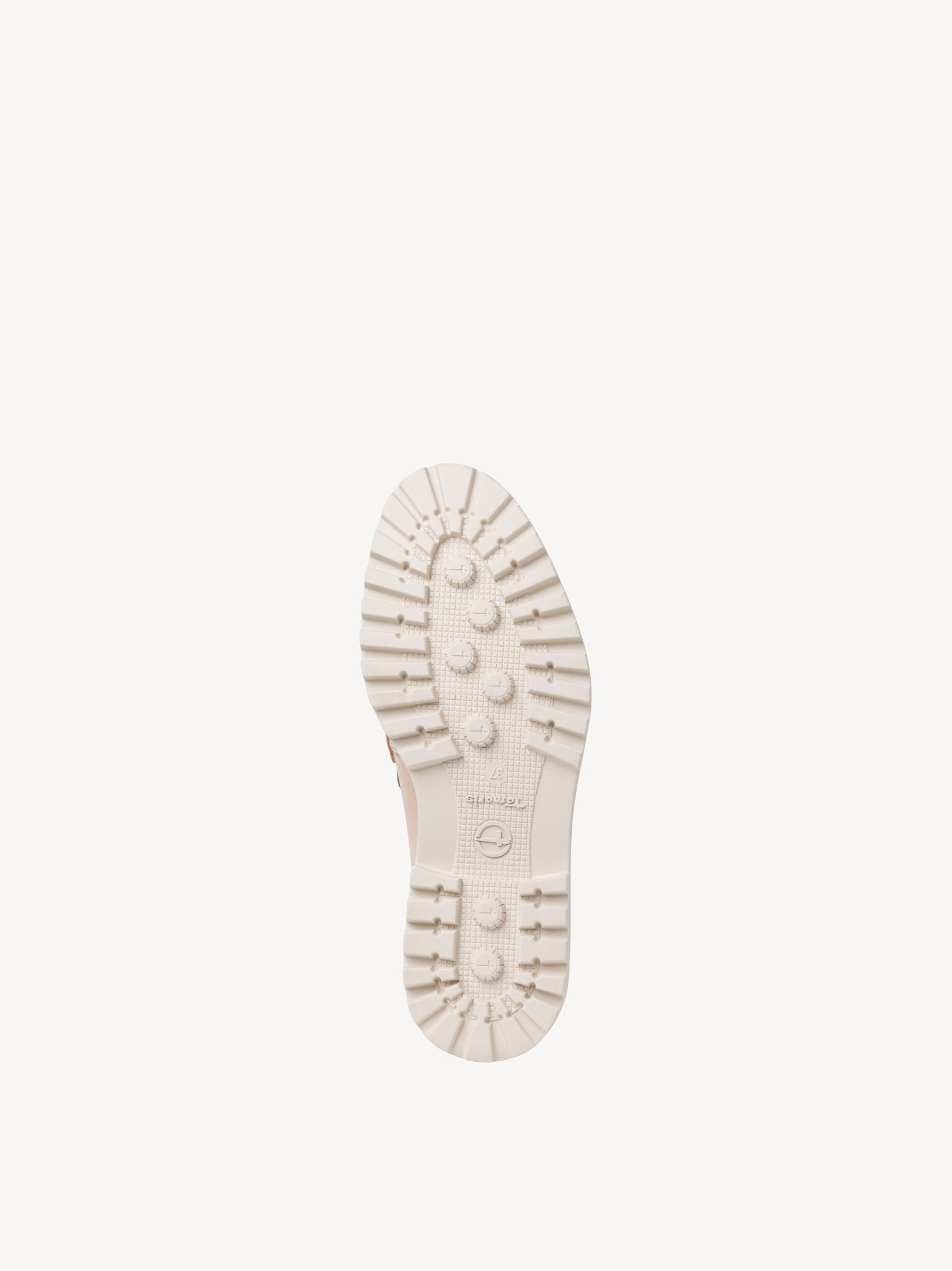 Slipper en cuir - beige