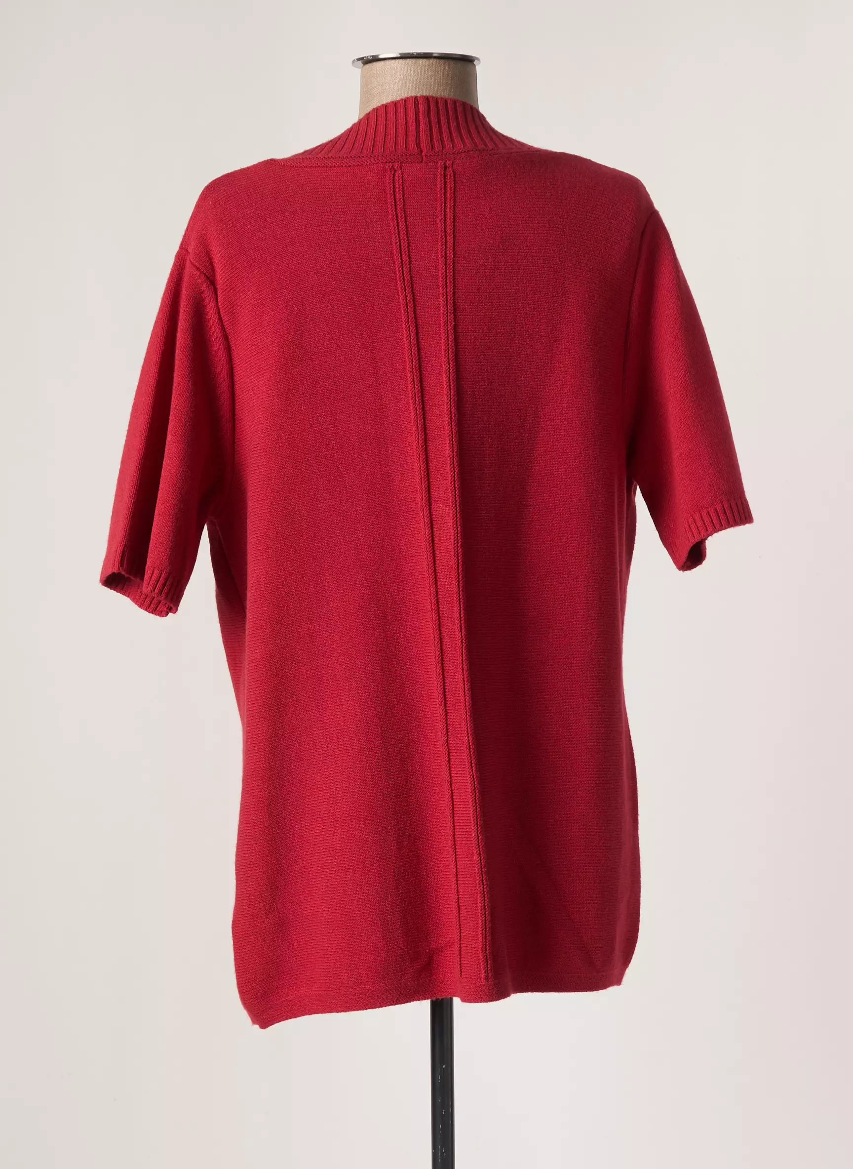Lebek Gilets Manches Courtes Femme couleur rouge