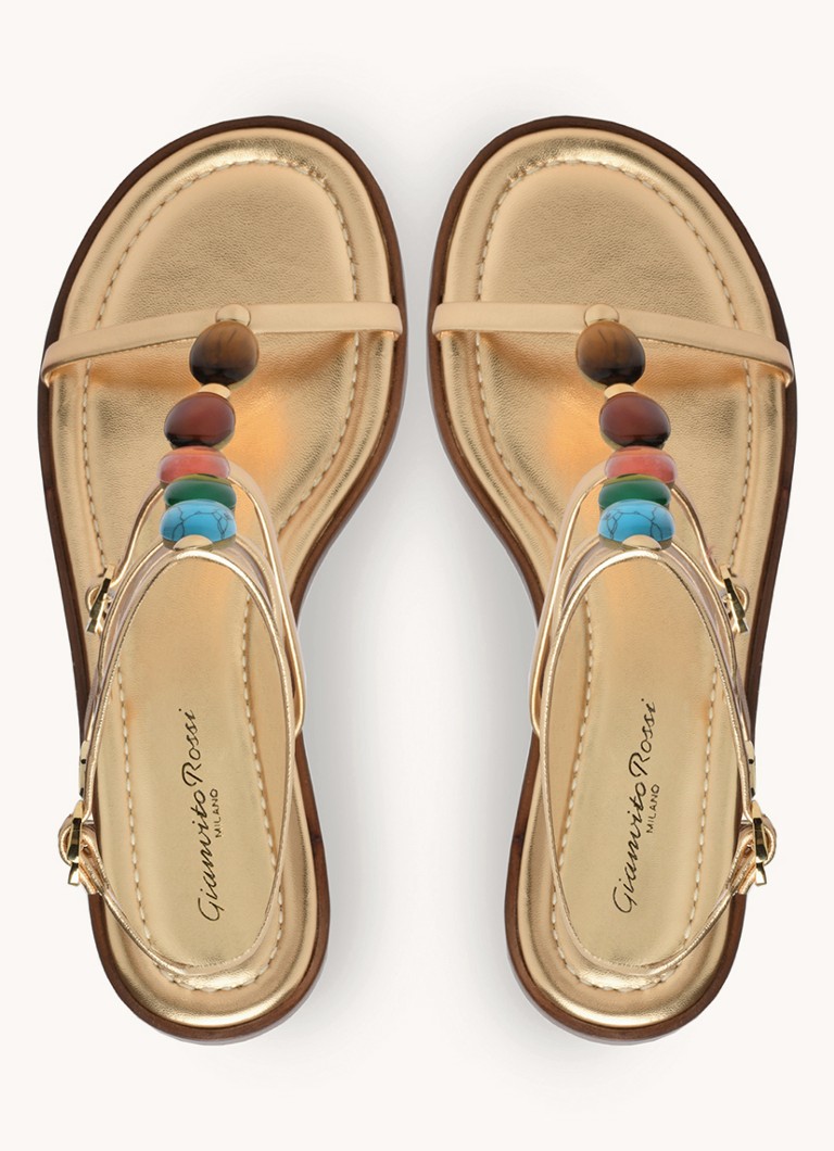 Sandale Gianvito Rossi Shanti 05 din piele de miel