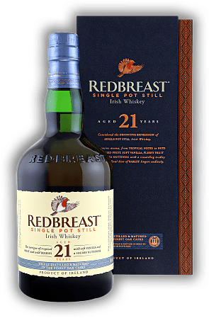 Redbreast 21 Years Single Pot Still Redbreast 21 Years Single Pot Still Ein wunderbarer Redbreast mit außergewöhnlicher Aromatik. Alter 21 J. - 0,7	 Liter - Vol 46%