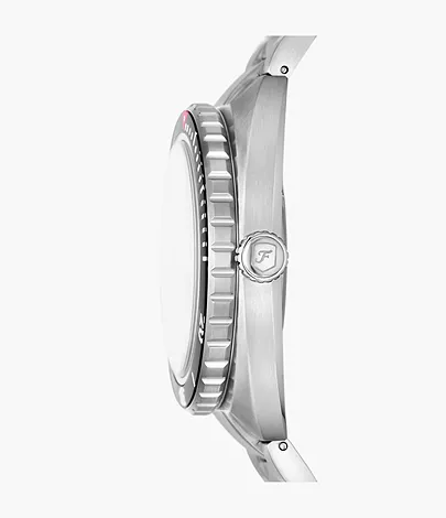 Fossil Uhr Breaker Dive 3-Zeiger-Werk Datum Edelstahl