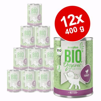 Sparpaket Zooplus Bio Kitten 12 x 400 g