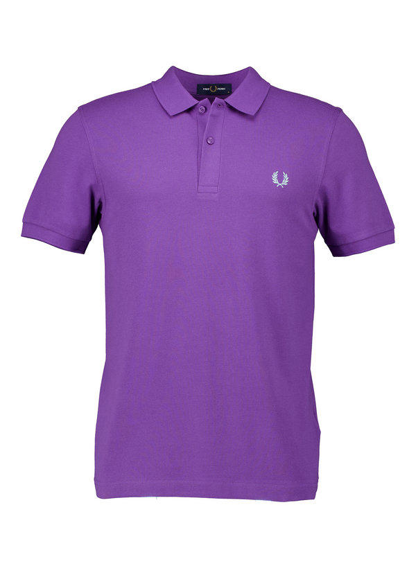 Fred Perry, Polo-Shirt, Baumwoll-Piqué, lila