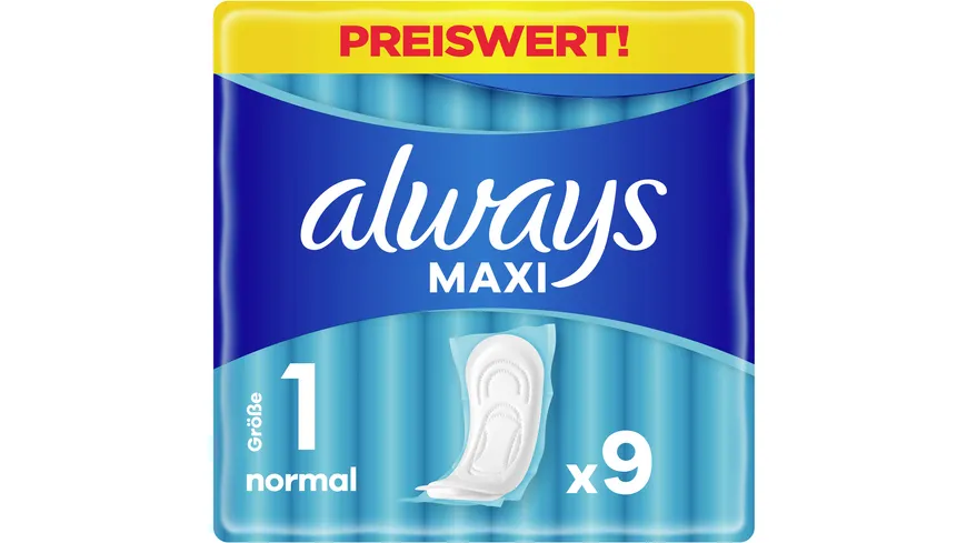 Always Maxi Damenbinden Classic 9ST Sparpaket