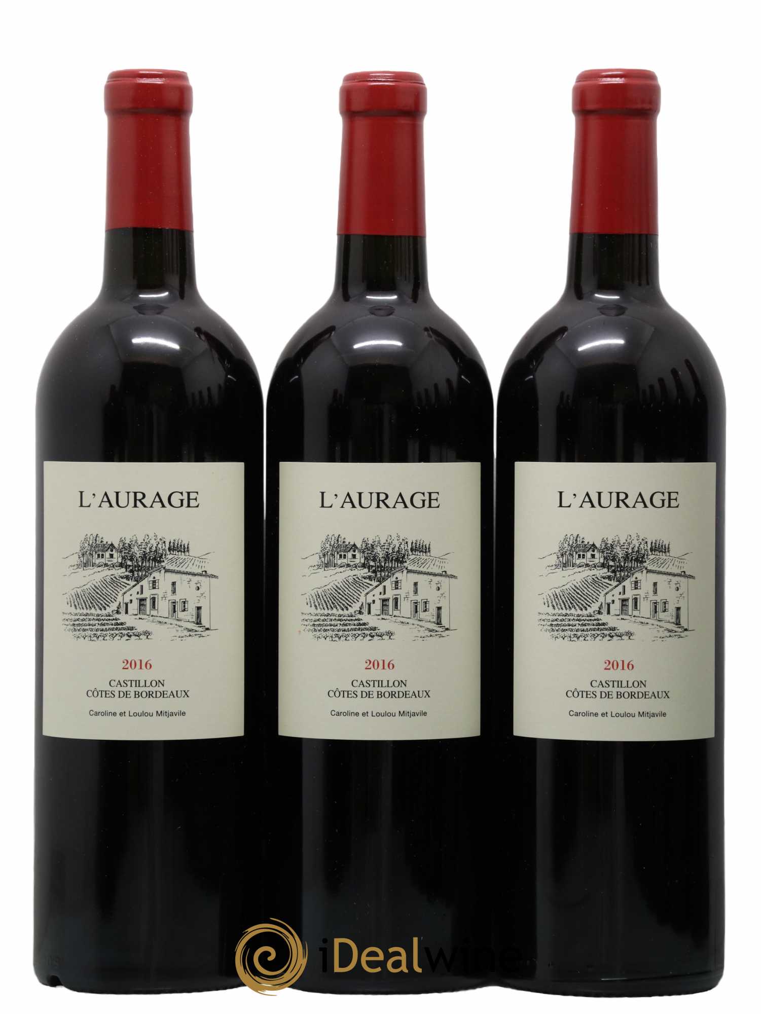 L'Aurage  2016 - Lot de 12 Bouteilles
