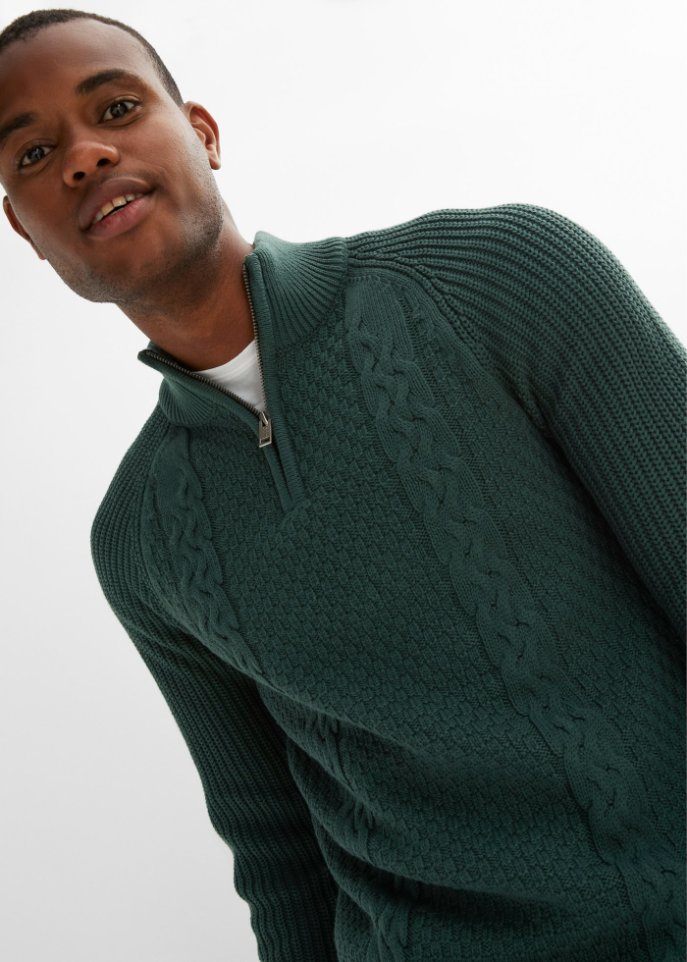 Troyer Pullover mit Komfortschnitt