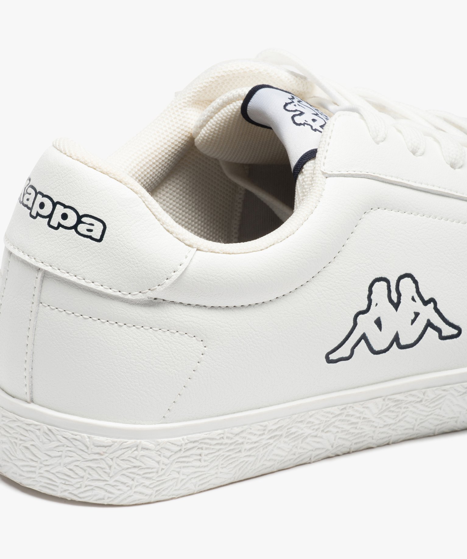 Baskets homme unies à lacets – Kappa Astrida blanc | GEMO
