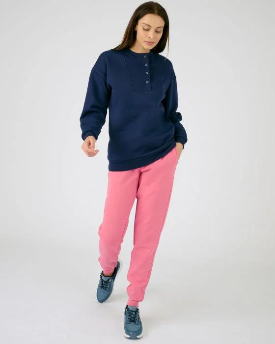 Sweat-shirt finitions bord-côtes Thermolactyl