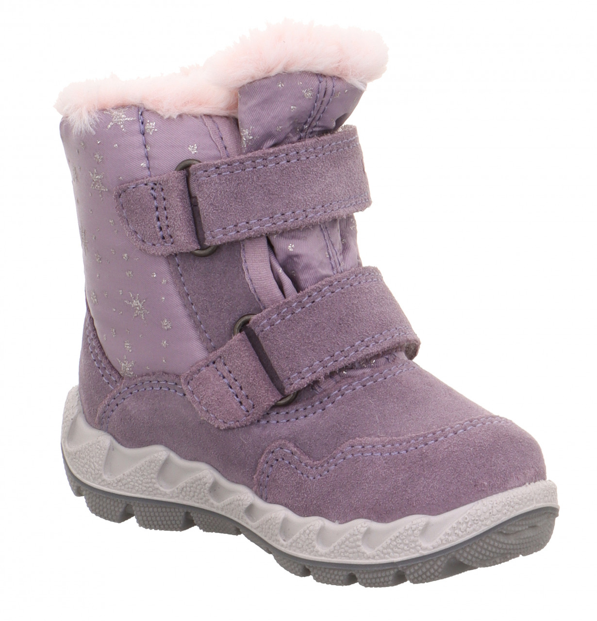 ICEBIRD - Lila/Rosa Boots mit Klettverschluss
