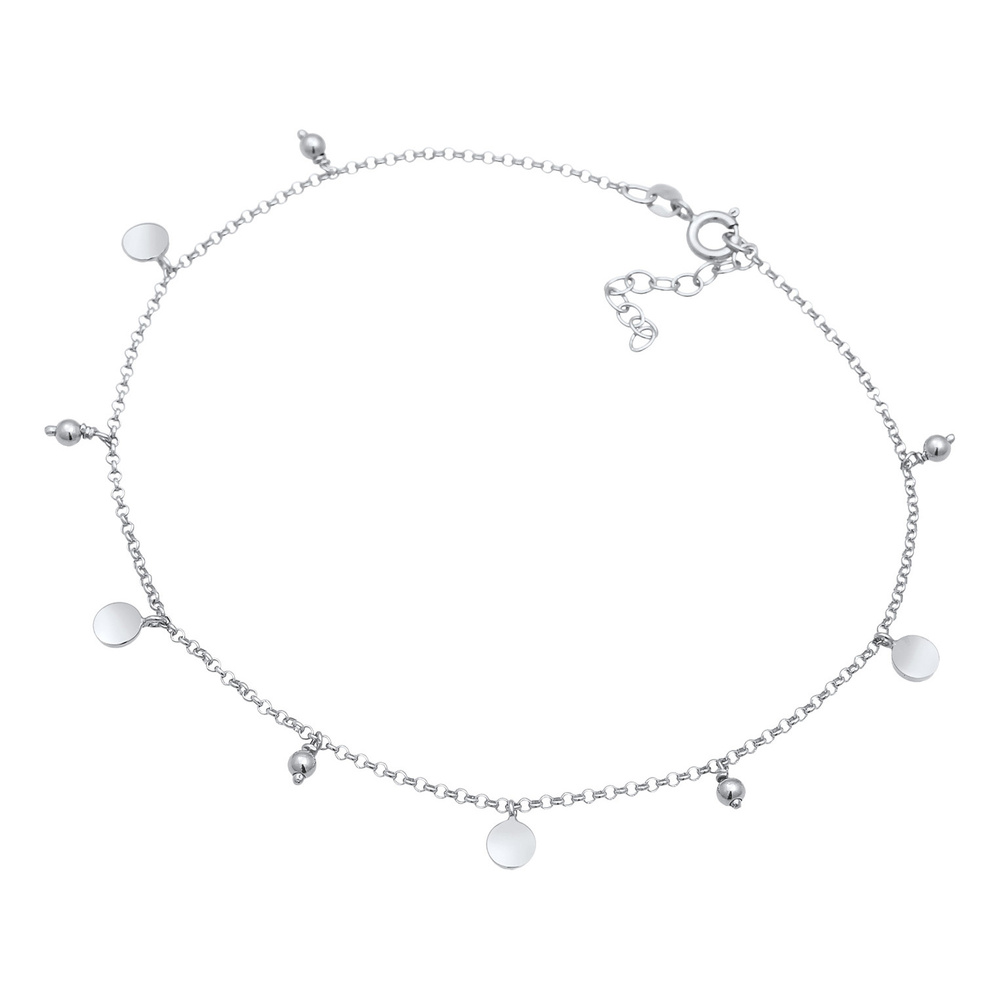 Elli Elli Bracelet de Cheville Bracelet de cheville femme plaque style boho en argent  Bijoux