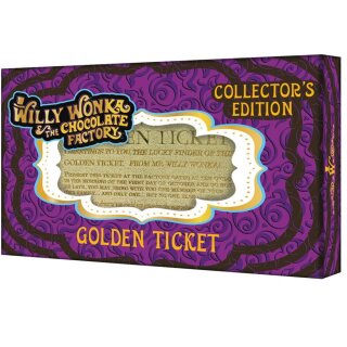 Charlie und die Schokoladenfabrik Mini Replik Golden Ticket