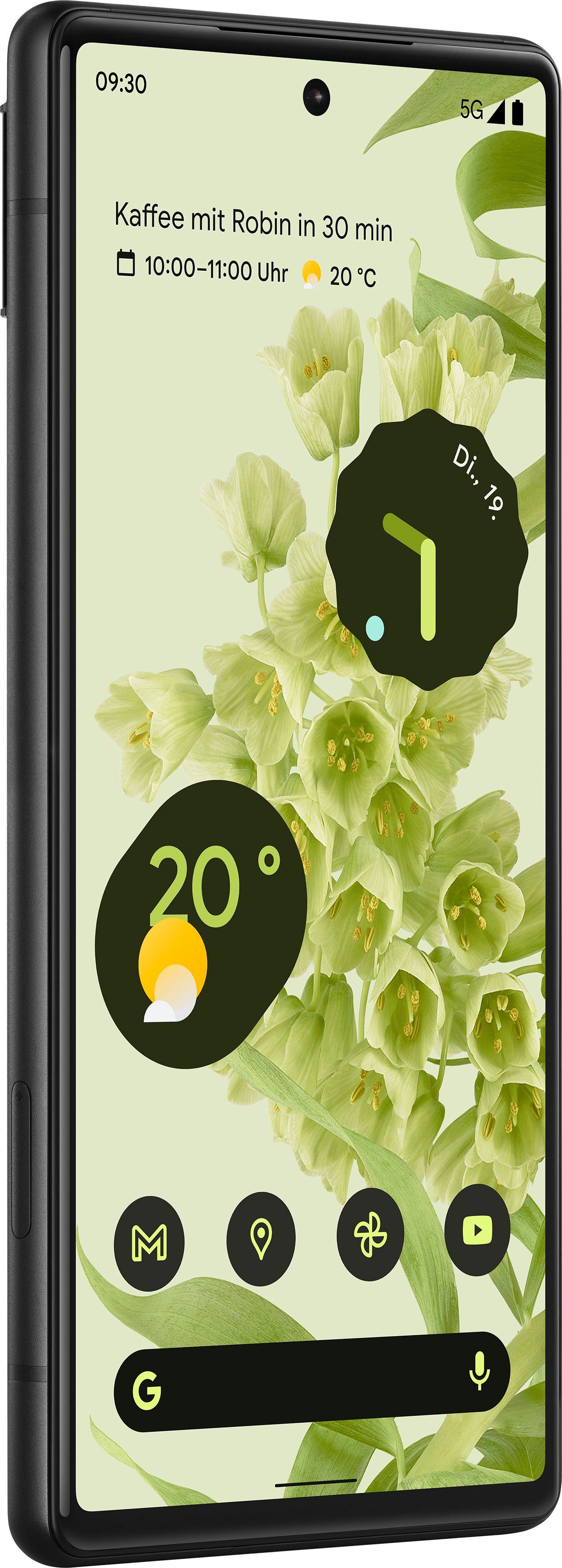 Google Pixel 6 Smartphone (16,3 cm/6,4 Zoll, 128 GB Speicherplatz, 50 MP Kamera)