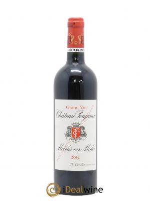 Château Poujeaux  2012 - Lot de 1 Bouteille