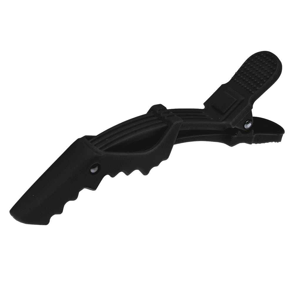 Efalock Shark-Clip Soft schwarz 6 Stück