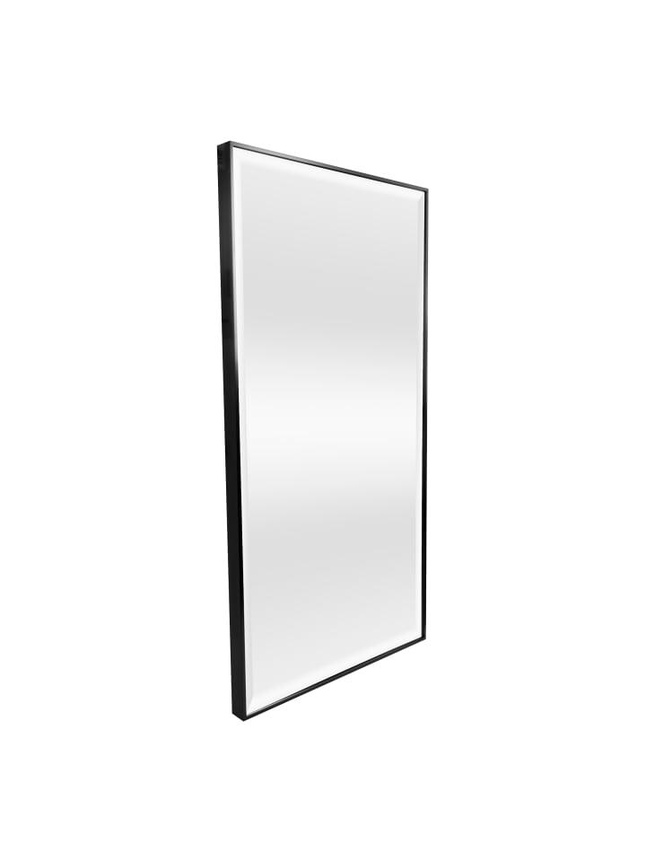 en.casa Wandspiegel Novoli in Schwarz (H)100cm (B)50cm günstig kaufen onesize