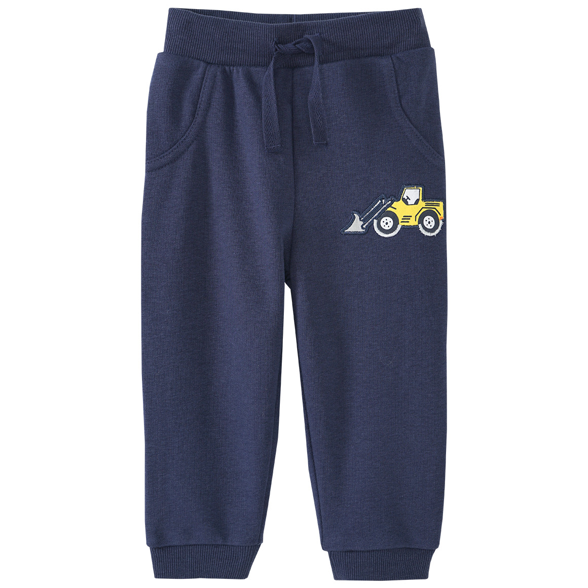 Baby Jogginghose mit Radlader-Applikation
