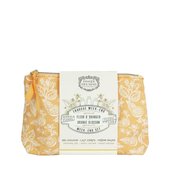 PANIER DES SENS-TROUSSE WEEK-END-Fleur d'Oranger