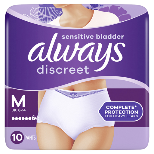 ALWAYS discreet Inkontinenz Pants plus M  10 St  Binden
