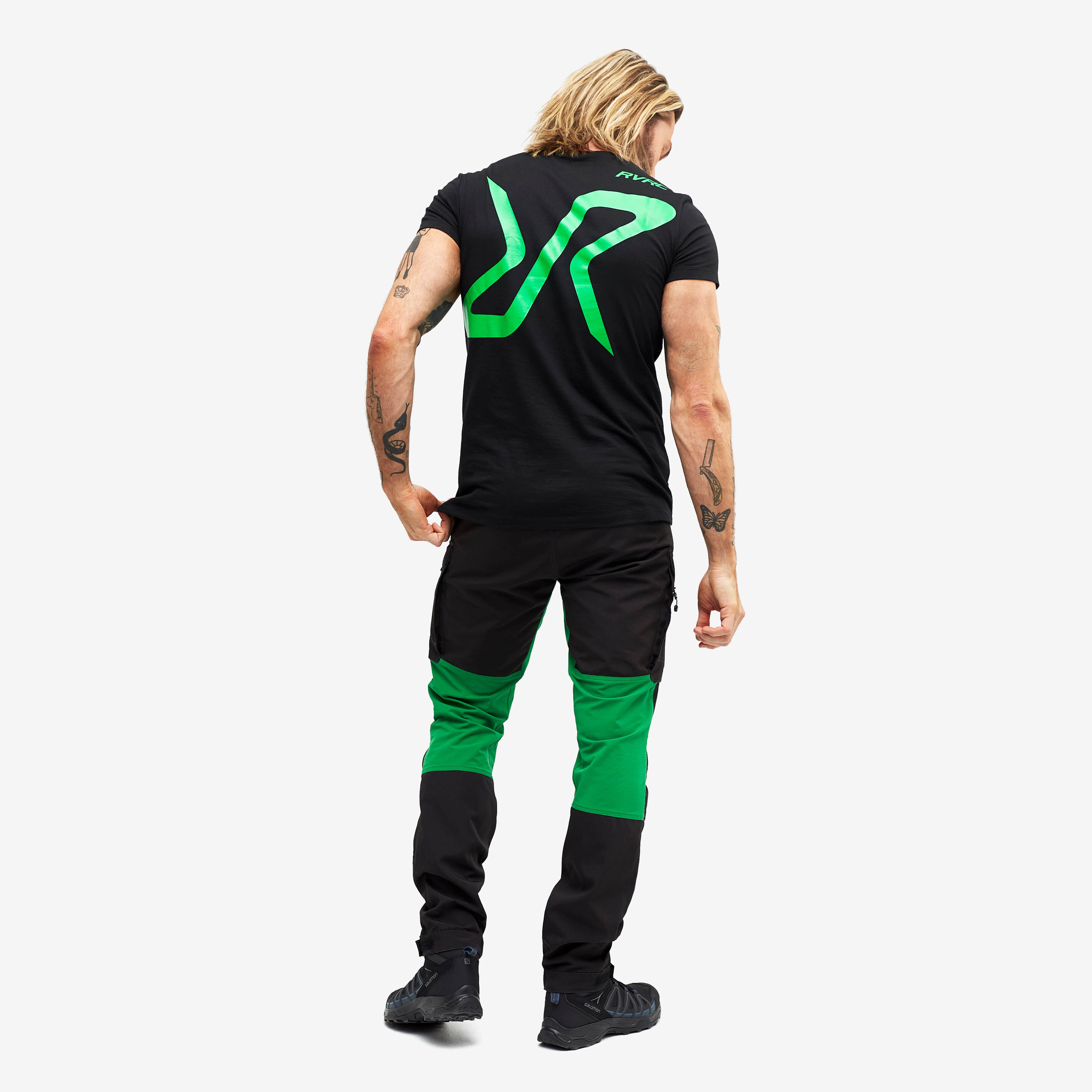 Fat Logo Tee 2.0 Homme Black/Green