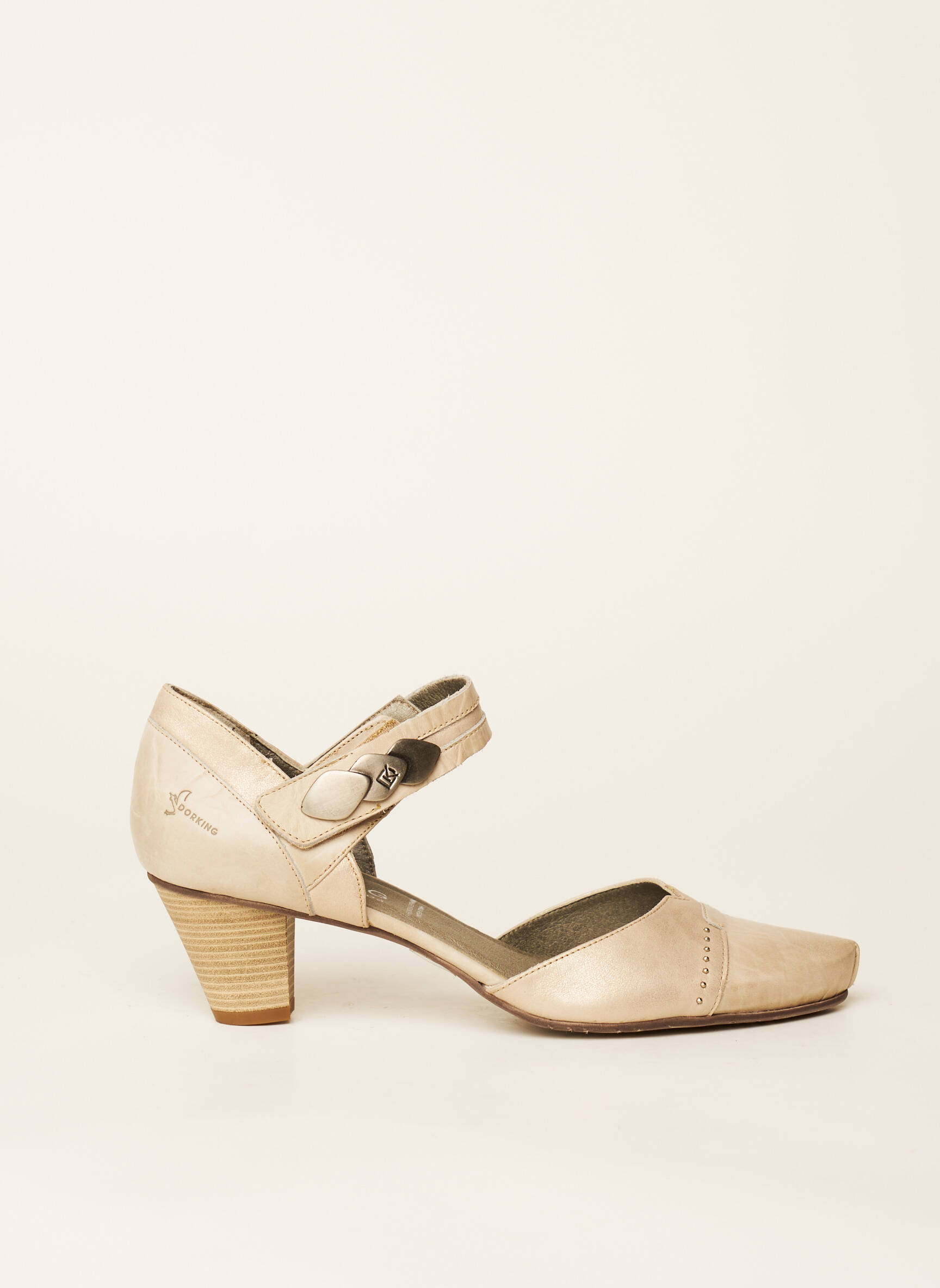 Dorking Sandales Nu Pieds Femme couleur beige