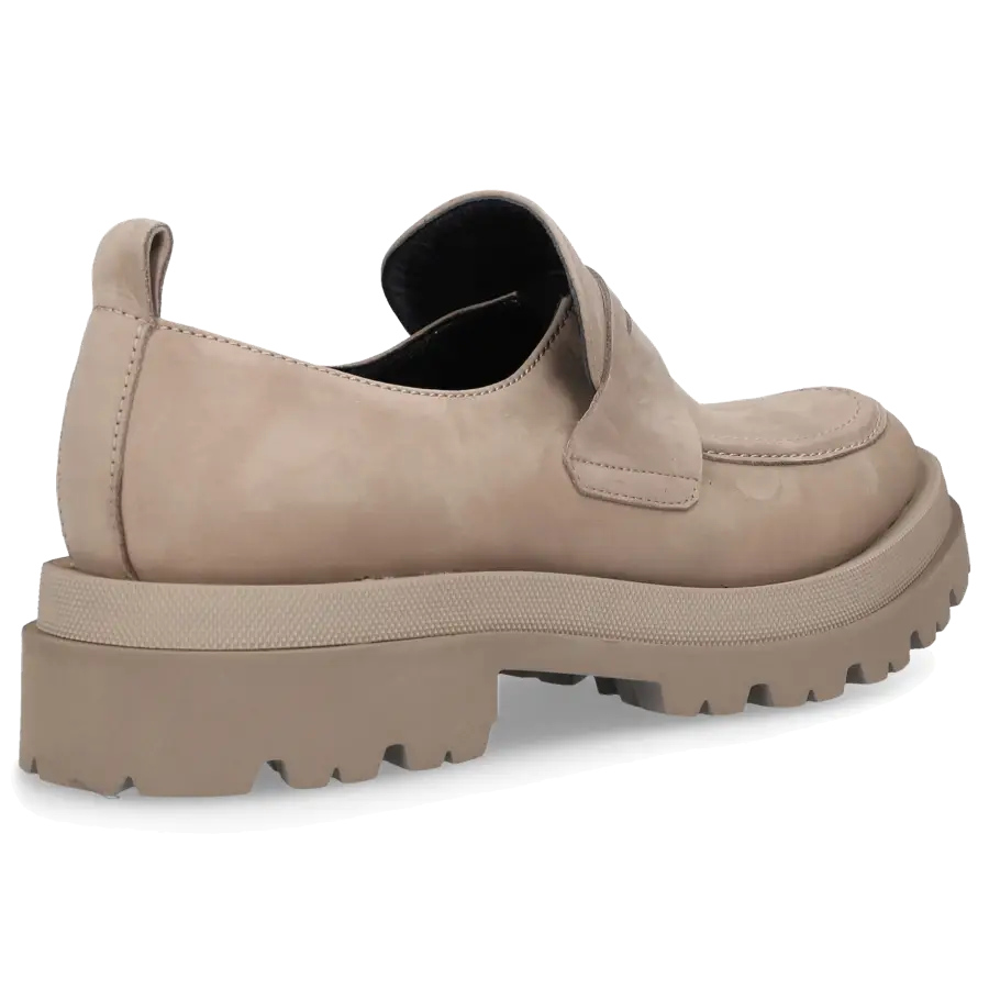 305 SOBE - Loafer HUSKIE Nubukleder - beige