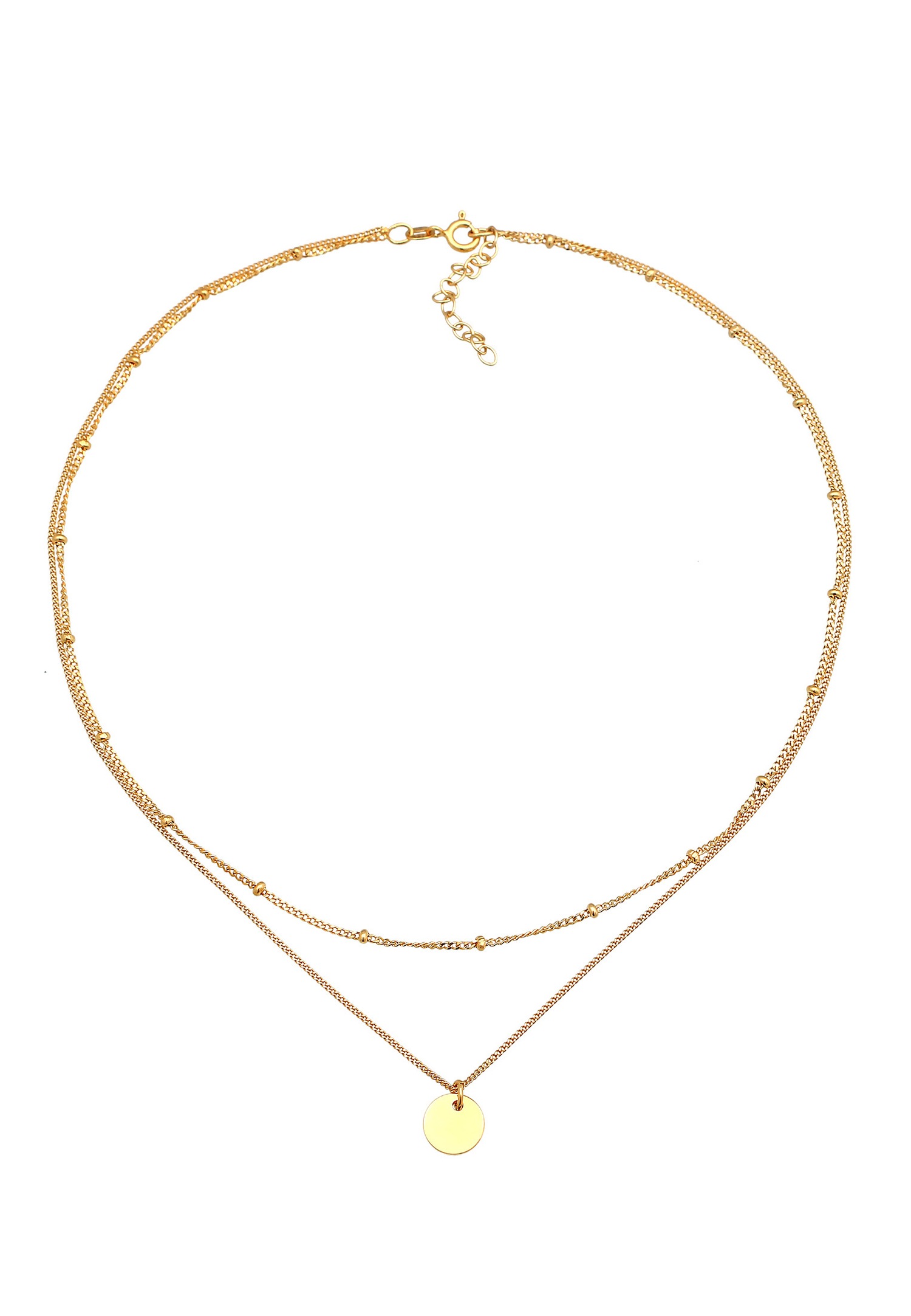Copripannolini girocollo da donna Elli in argento sterling 925 placcato oro