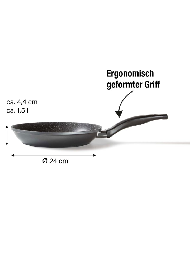 Stoneline Bratpfanne | ohne Deckel in Anthrazit | 24cm günstig kaufen Ø 24cm