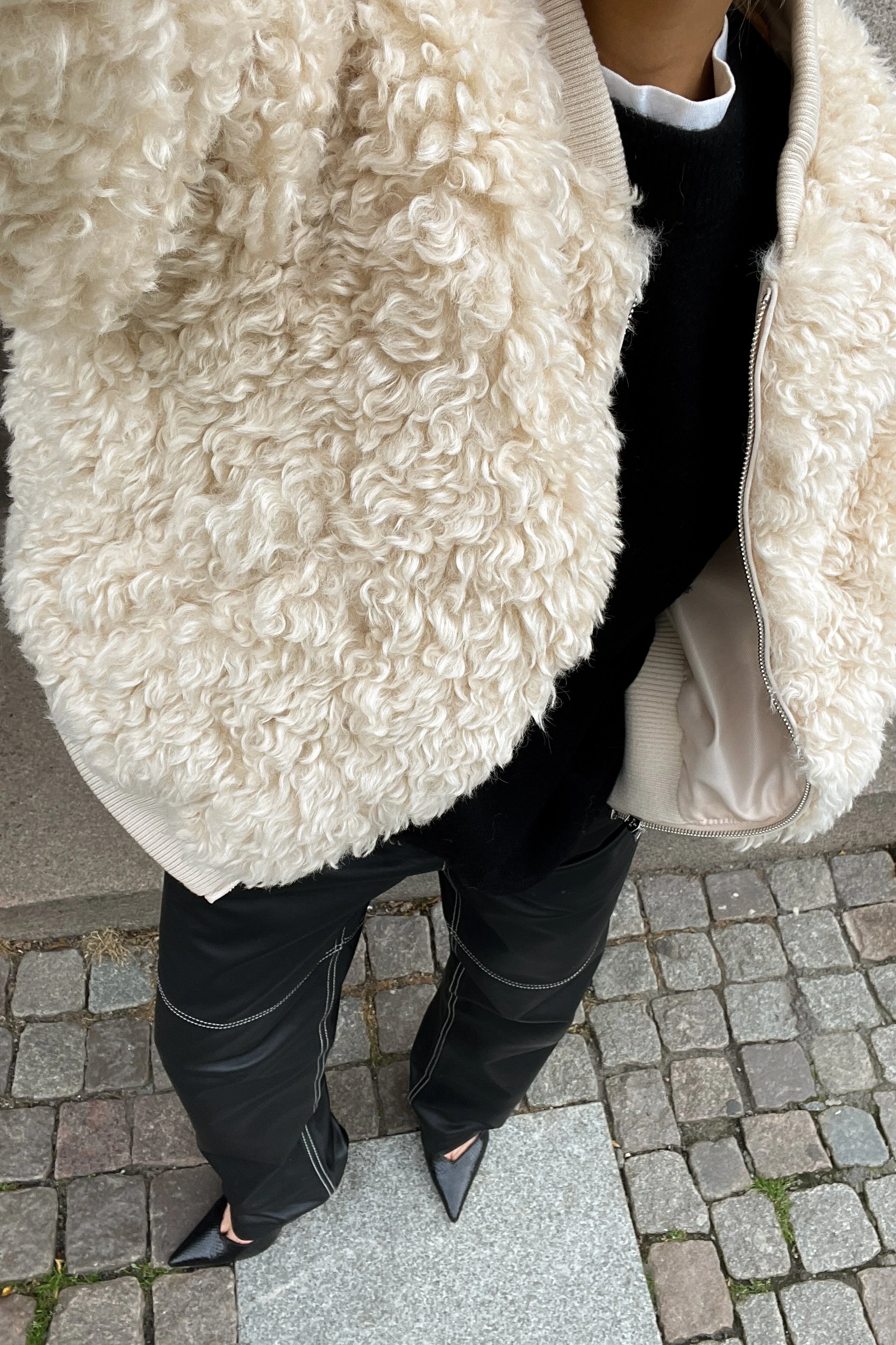 Teddy-Bomberjacke