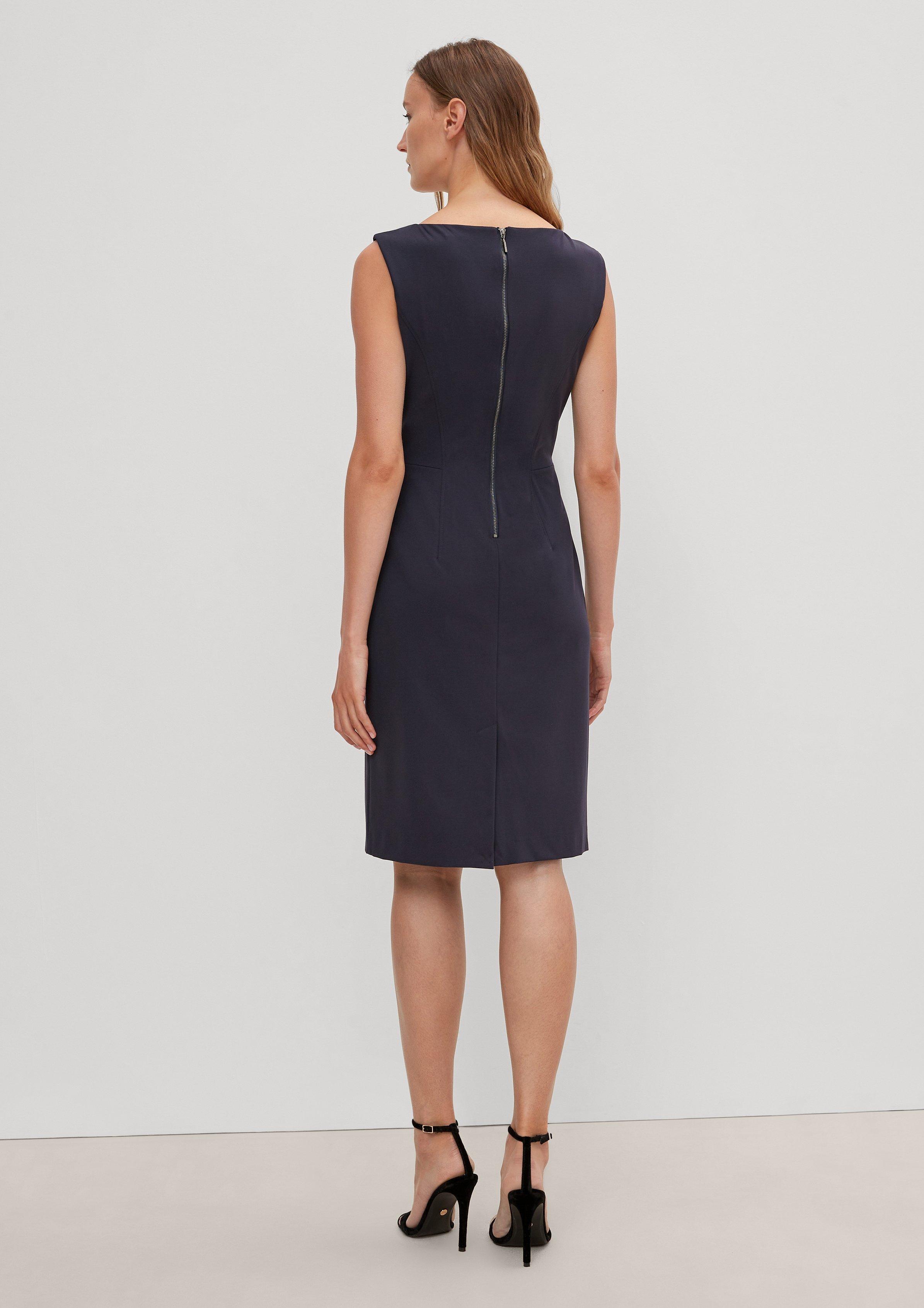 Etuikleid aus Viskosestretch - navy