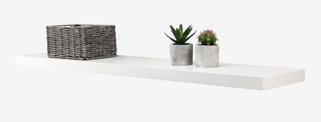 Półka wisząca ABILD 120x24 biała