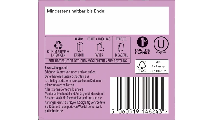 Pukka Bio-Kräutertee Night Time Berry 36 g